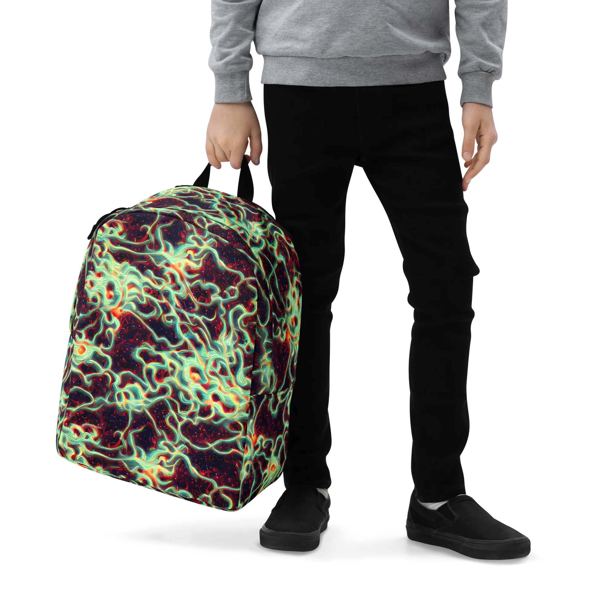 Chimeric Currents on Minimalist Backpack — Zoomed-in