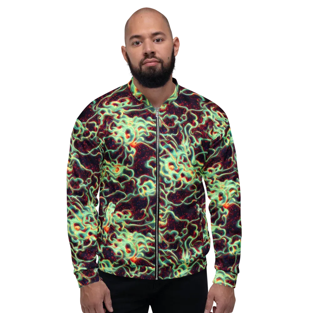Chimeric Currents on Bomber Jacket — Front