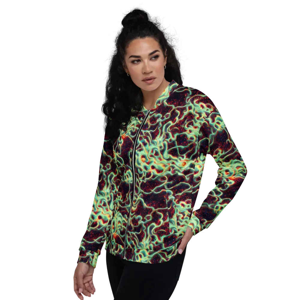 Chimeric Currents on Bomber Jacket — Left