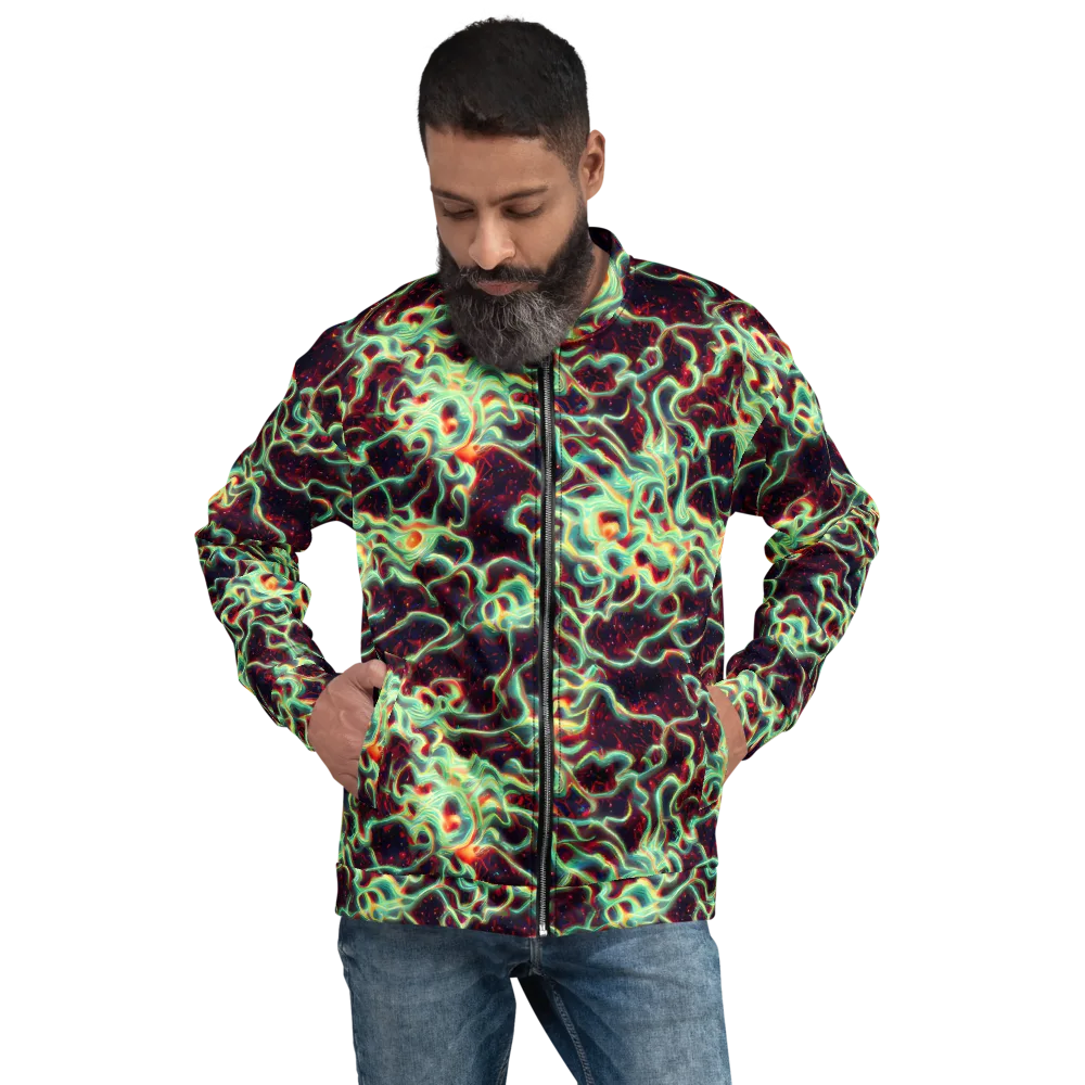 Chimeric Currents on Bomber Jacket — Front