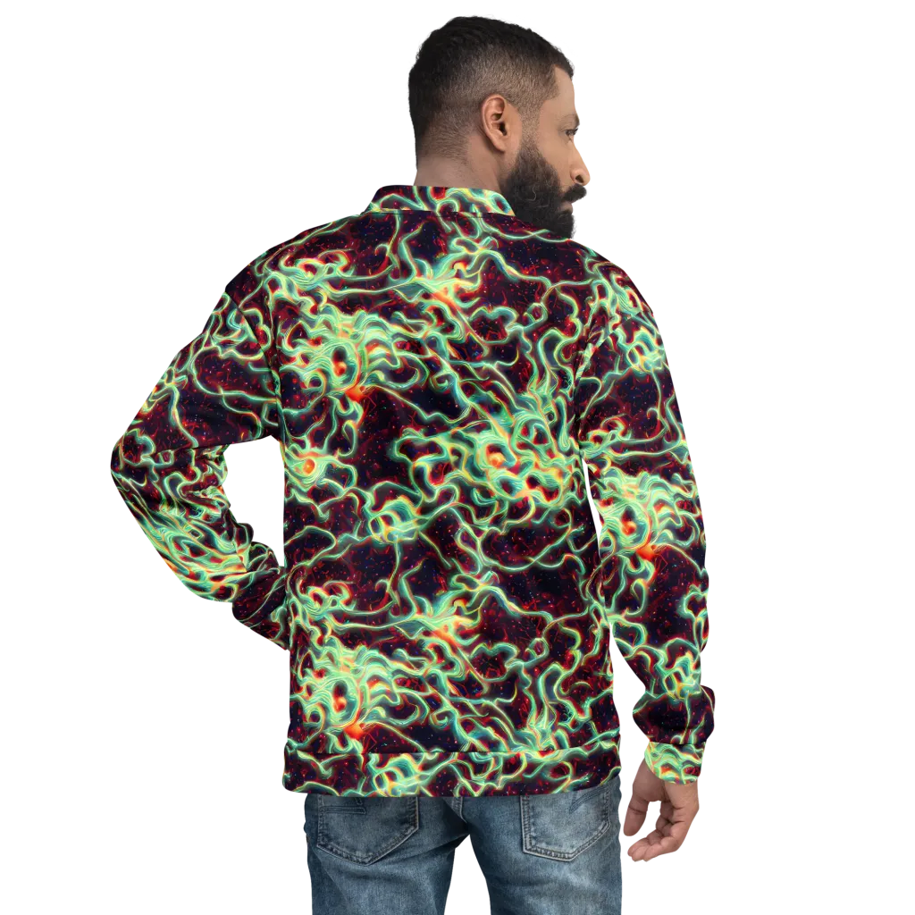 Chimeric Currents on Bomber Jacket — Back