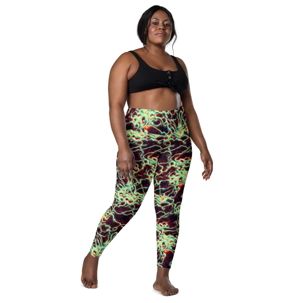 Chimeric Currents on Leggings with Pockets — Front