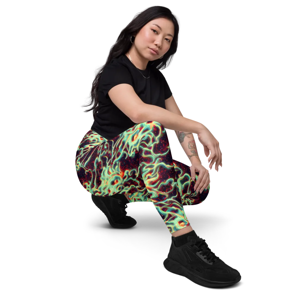 Chimeric Currents on Leggings with Pockets — Right Front
