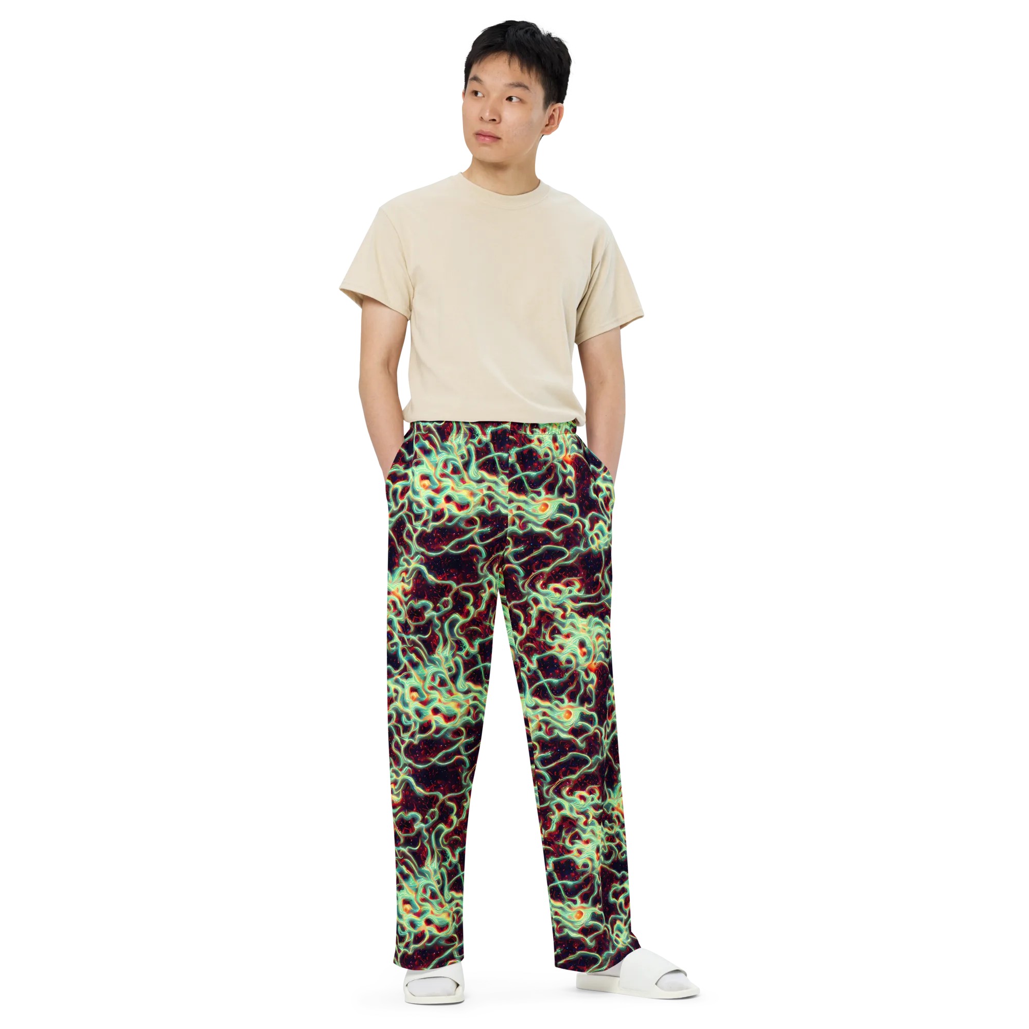 Chimeric Currents on Wide-Leg Pants — Front