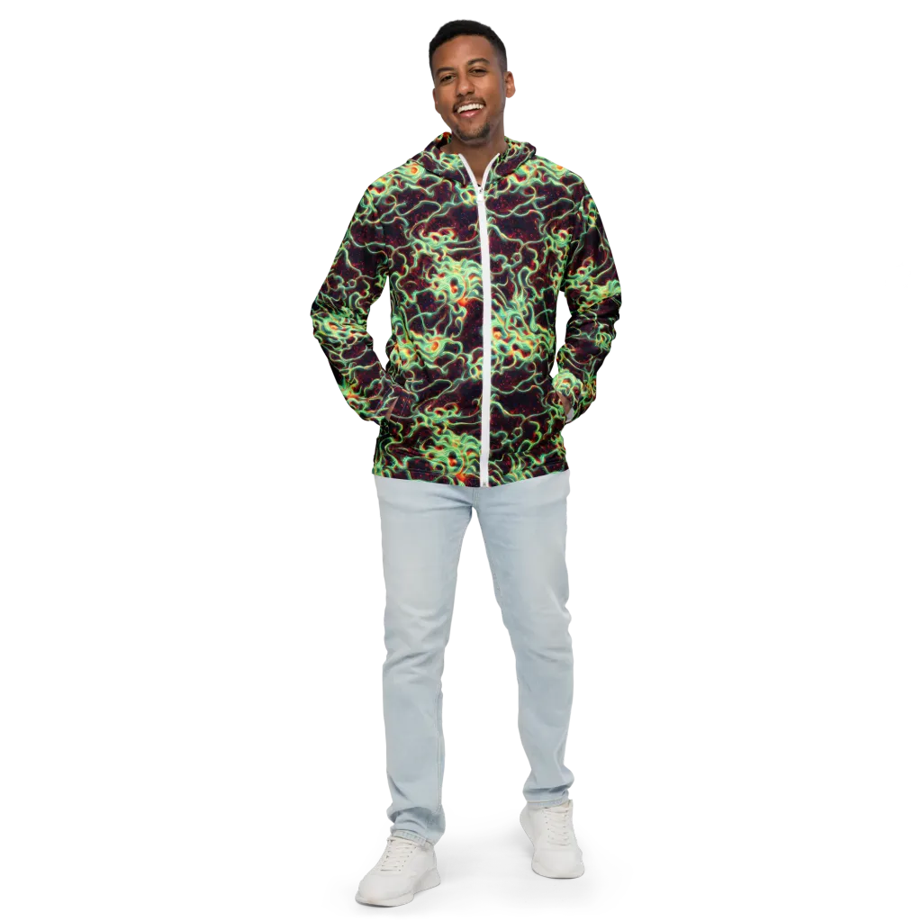 Chimeric Currents on Men's Windbreaker — Front