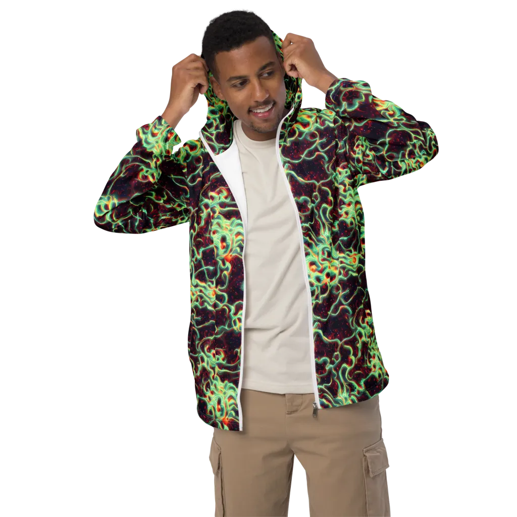 Chimeric Currents on Men's Windbreaker — Front