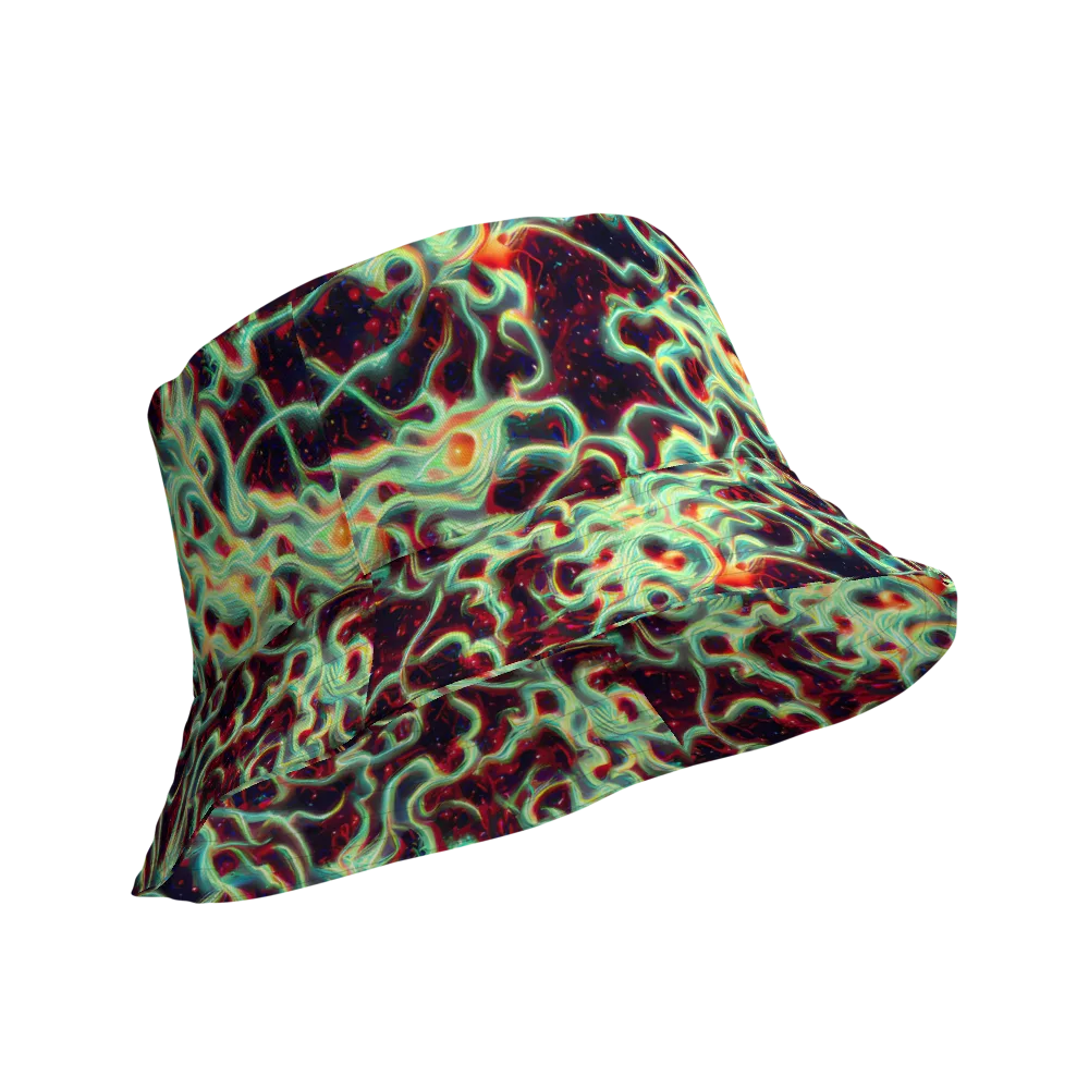 Chimeric Currents on Reversible Bucket Hat — Product details Outside