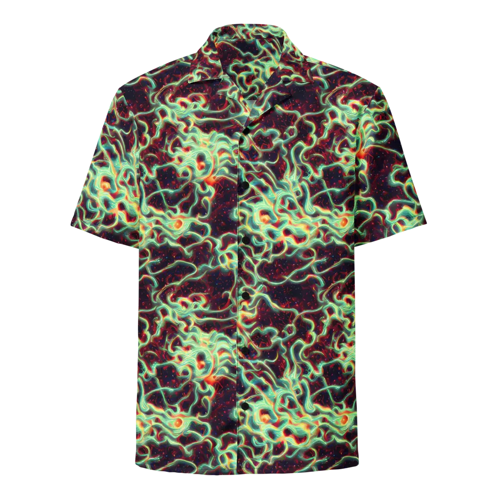 Chimeric Currents on Button Shirt — Front