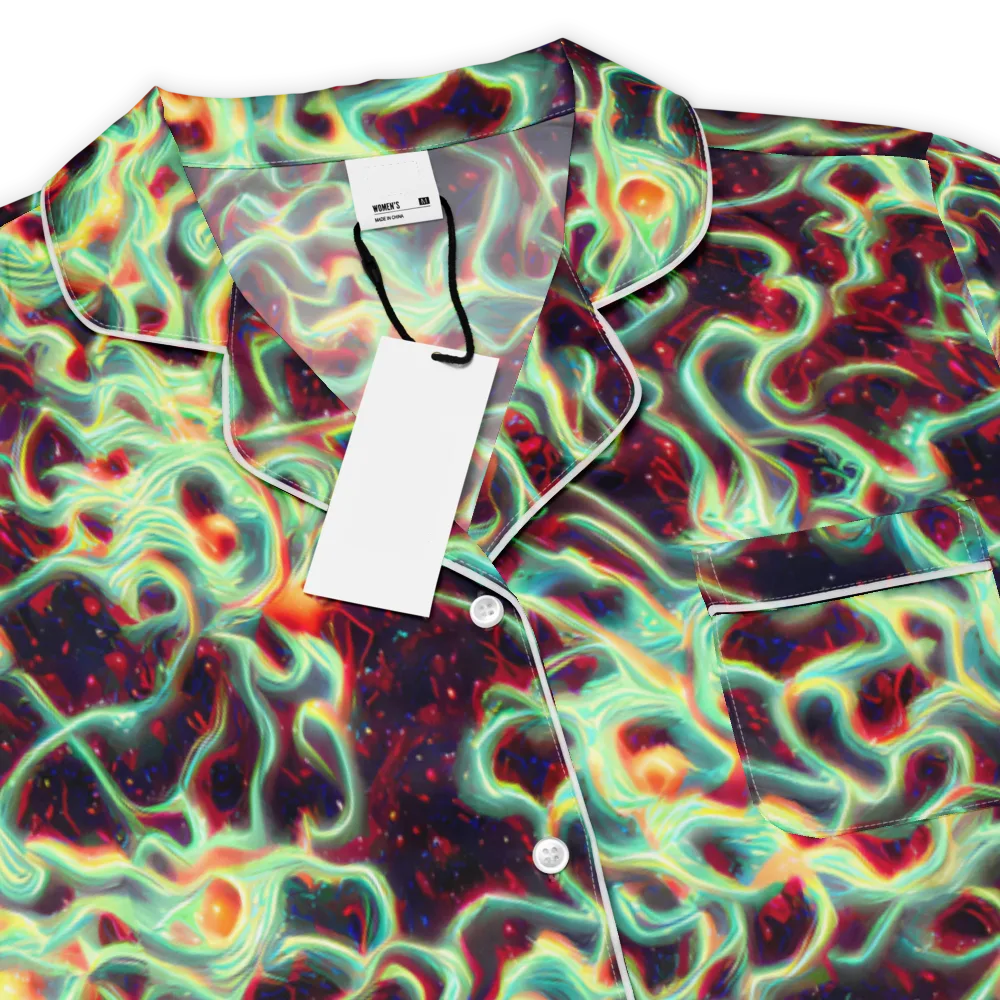 Chimeric Currents on Women's Short Sleeve Pajama Top — Product details