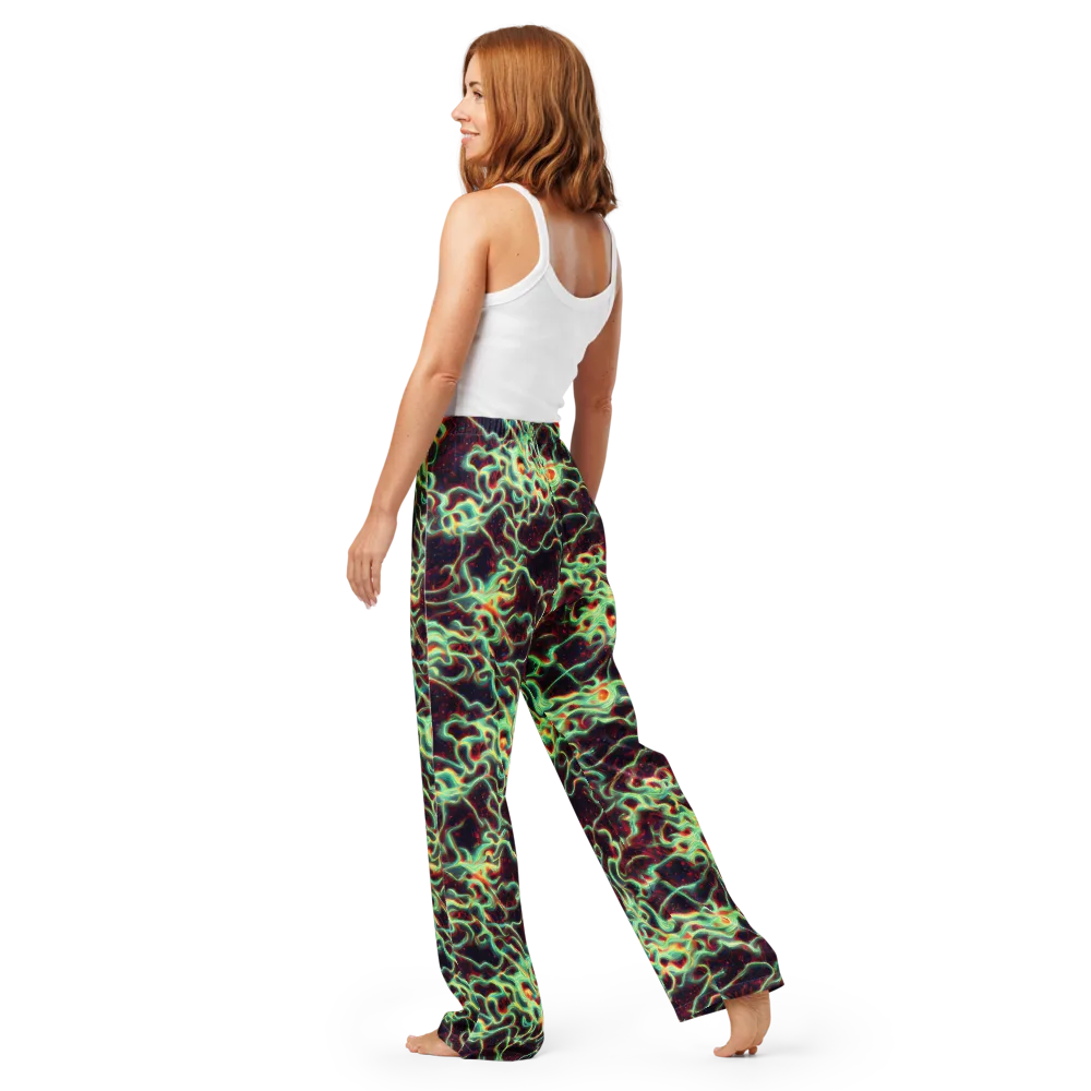Chimeric Currents on Women's Pajama Pants — Back