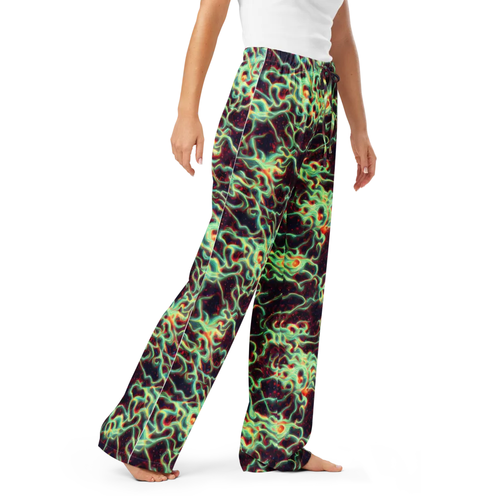 Chimeric Currents on Women's Pajama Pants — Right Front