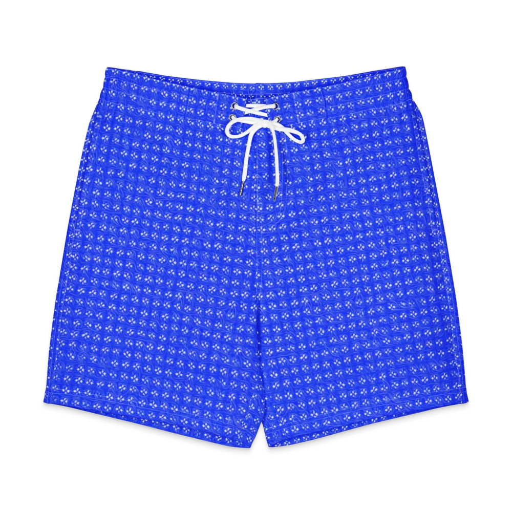 Azure Tangle on Men's Board Shorts — Front