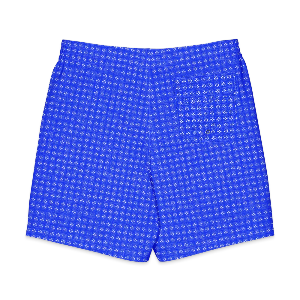 Azure Tangle on Men's Board Shorts — Back