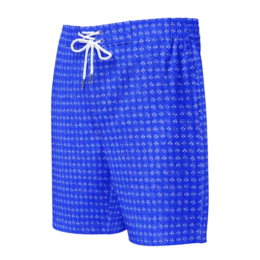 Azure Tangle on a Men's Board Shorts
