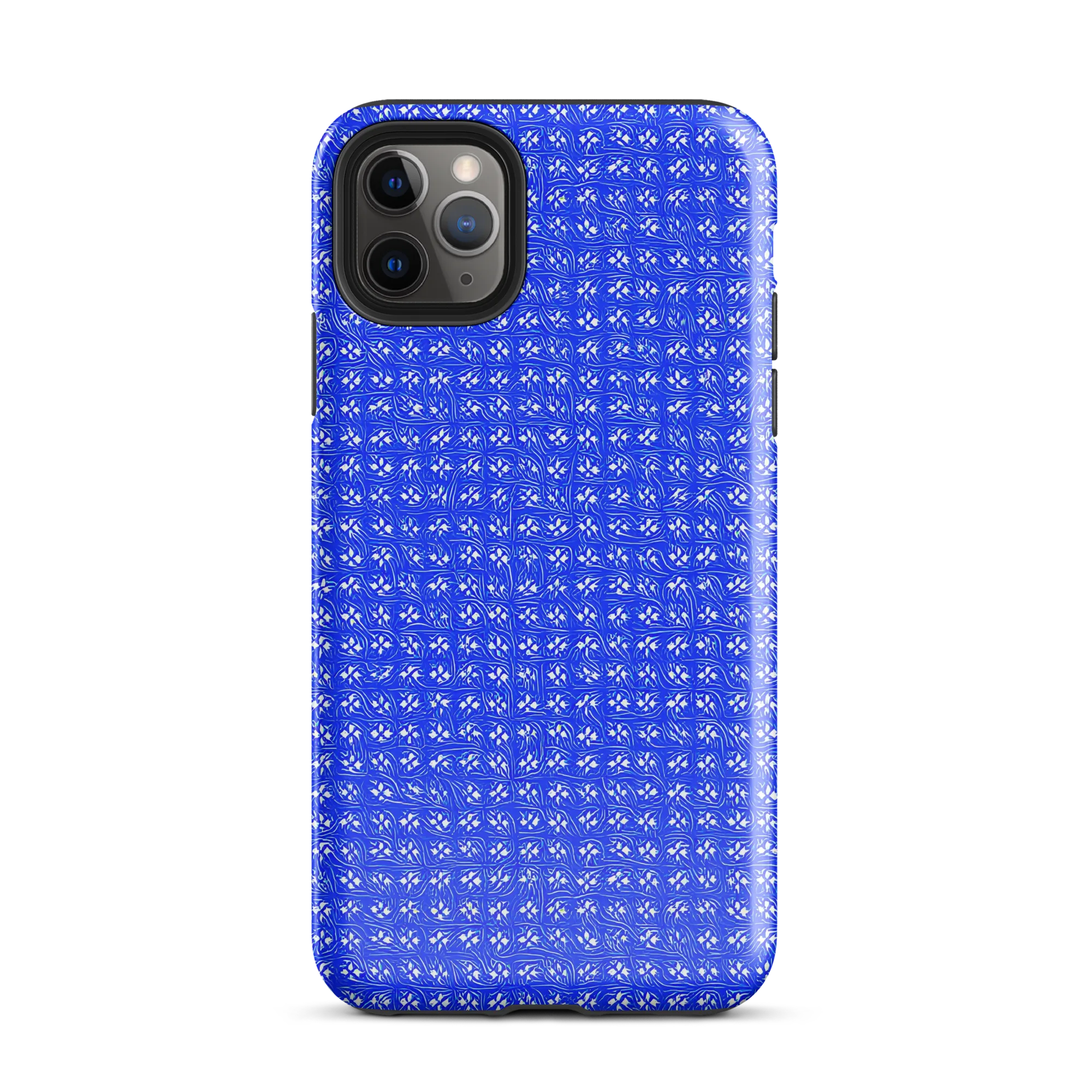 Azure Tangle on Tough Case for iPhone® — Front