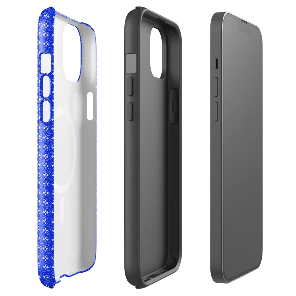 Azure Tangle on MagSafe Tough Case for iPhone® — Front