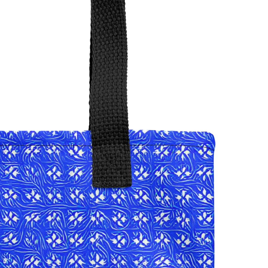 Azure Tangle on Tote Bag — Product details