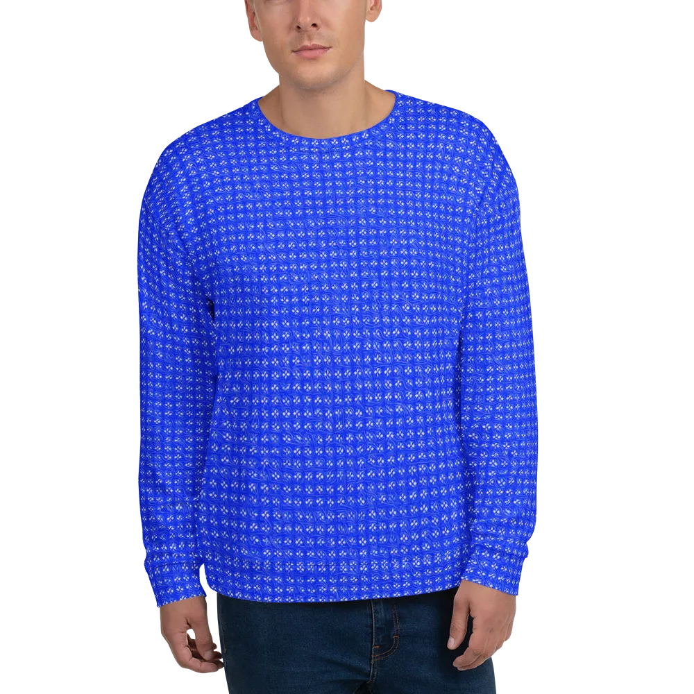 Azure Tangle on Sweatshirt — Front