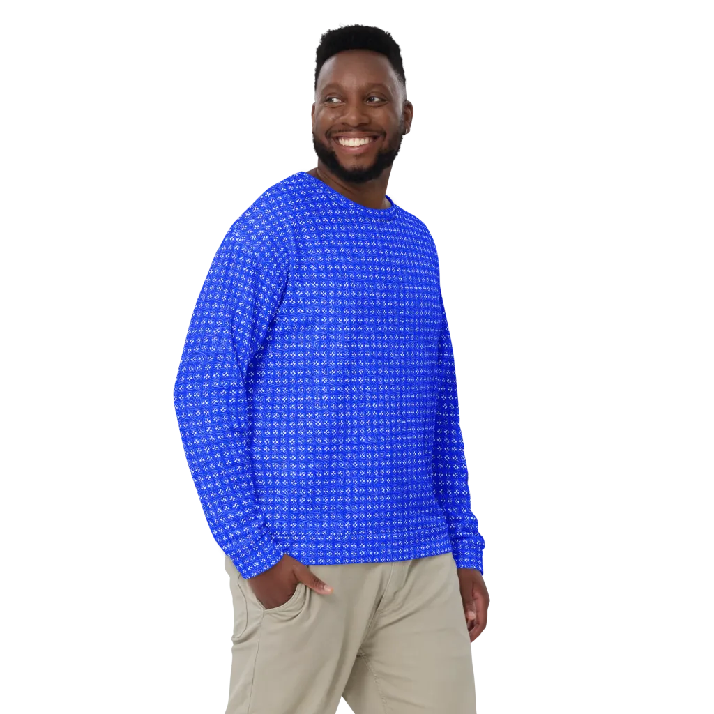 Azure Tangle on Sweatshirt — Front