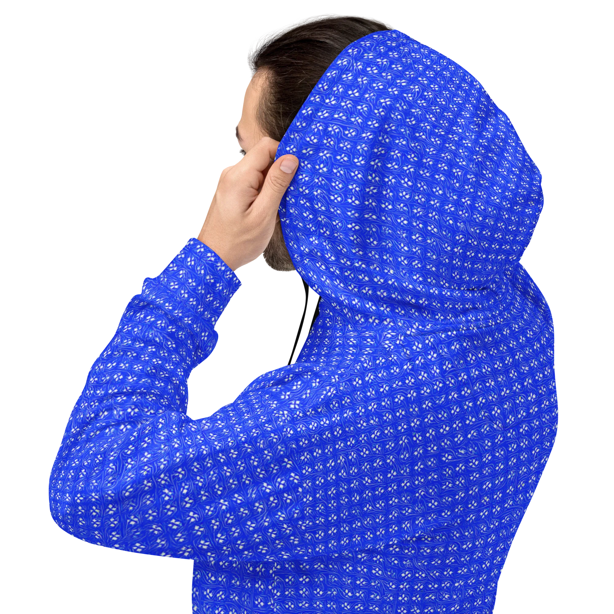 Azure Tangle on Hoodie — Back