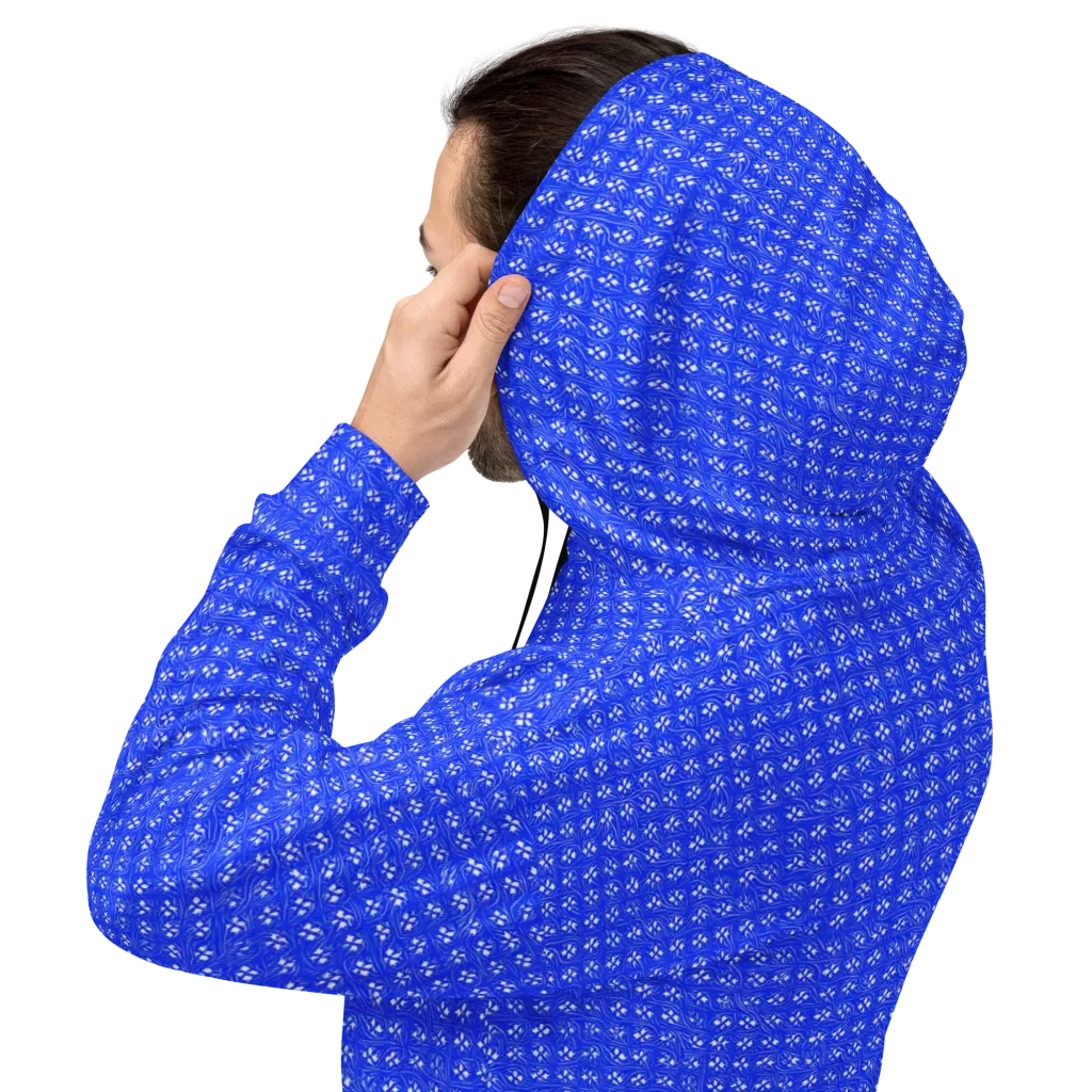 Azure Tangle on Hoodie — Back