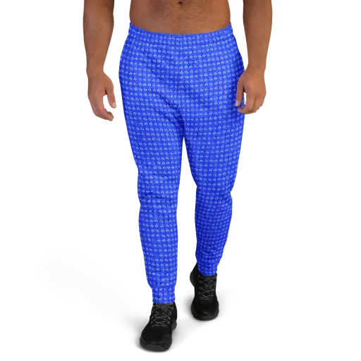 Azure Tangle on a Men's Joggers