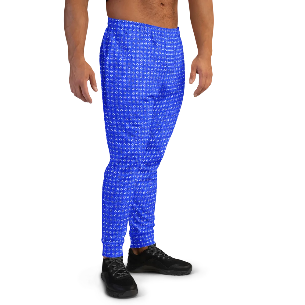 Azure Tangle on Men's Joggers — Right