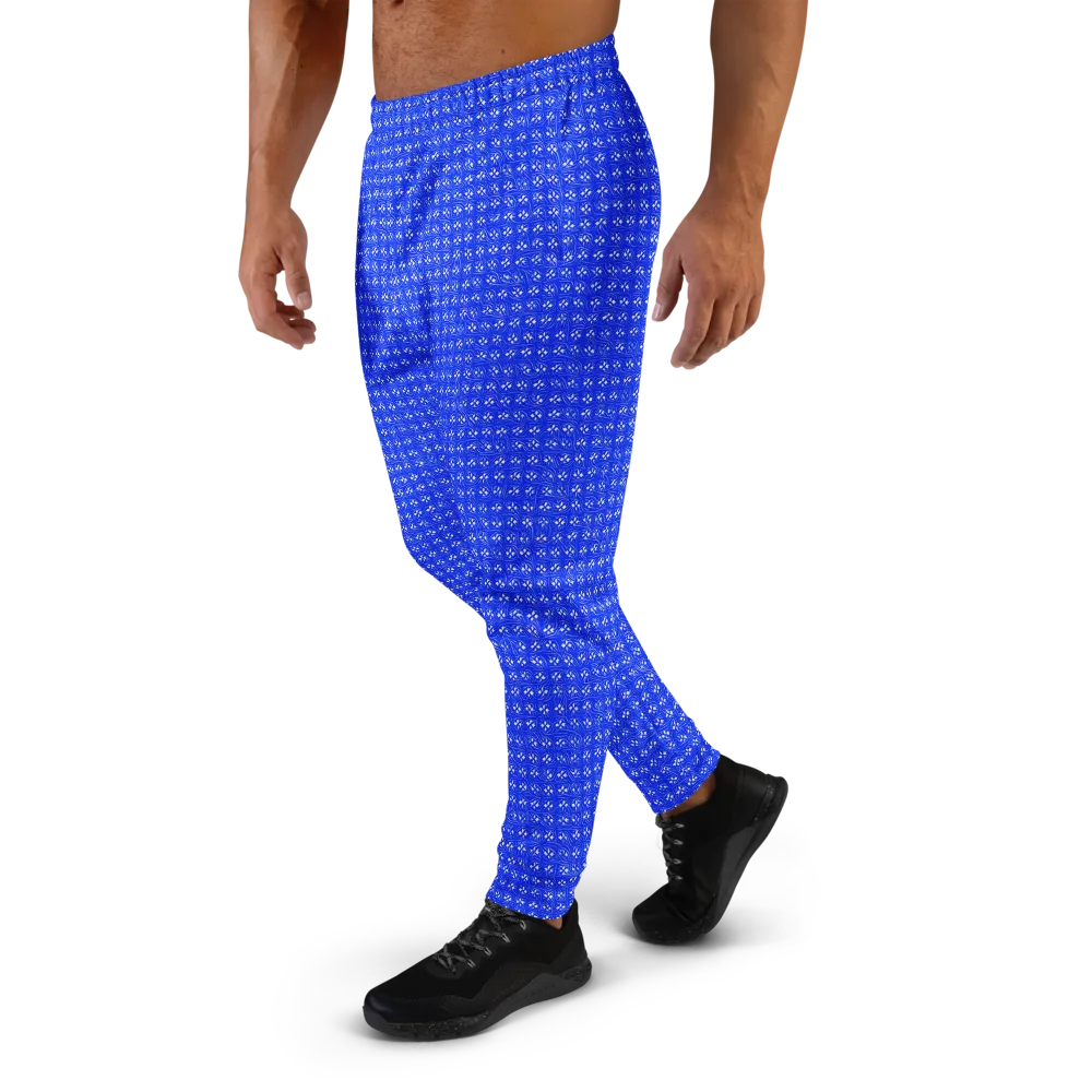 Azure Tangle on Men's Joggers — Left