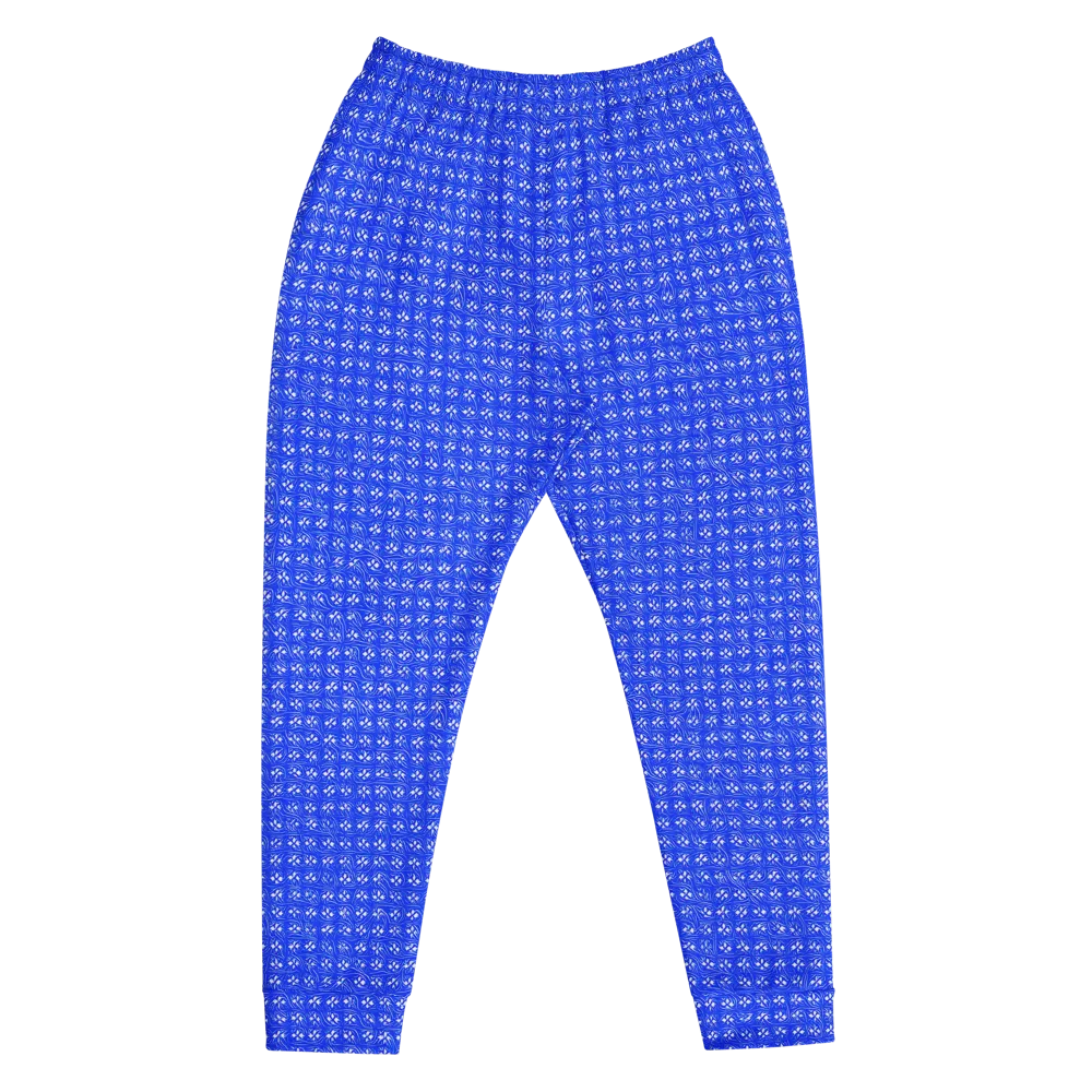 Azure Tangle on Men's Joggers — Front