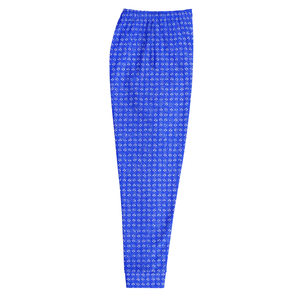 Azure Tangle on Men's Joggers — Right