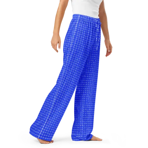 Azure Tangle on a Women's Pajama Pants