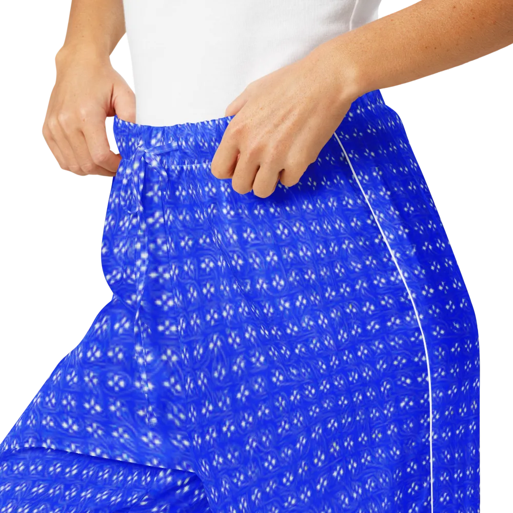 Azure Tangle on Women's Pajama Pants — Product details