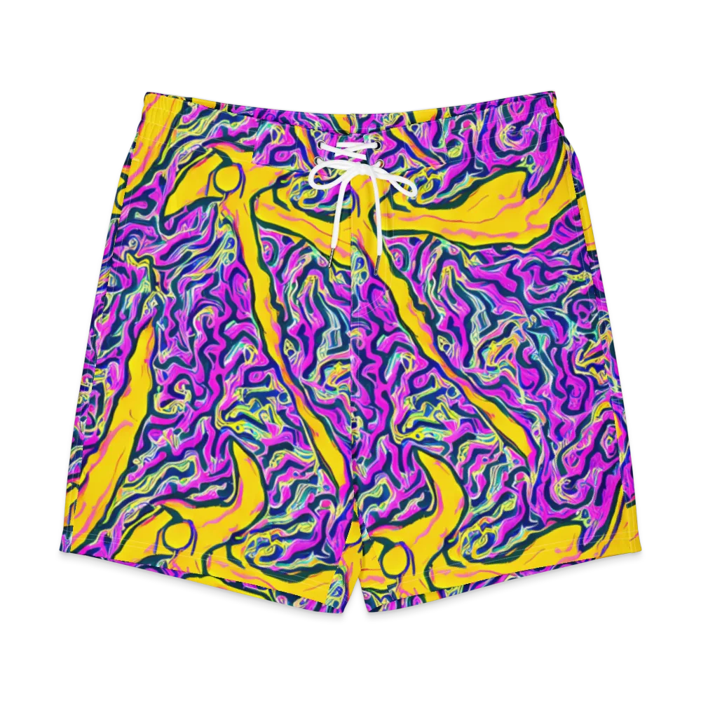 Zenith Waves on Men's Board Shorts — Front
