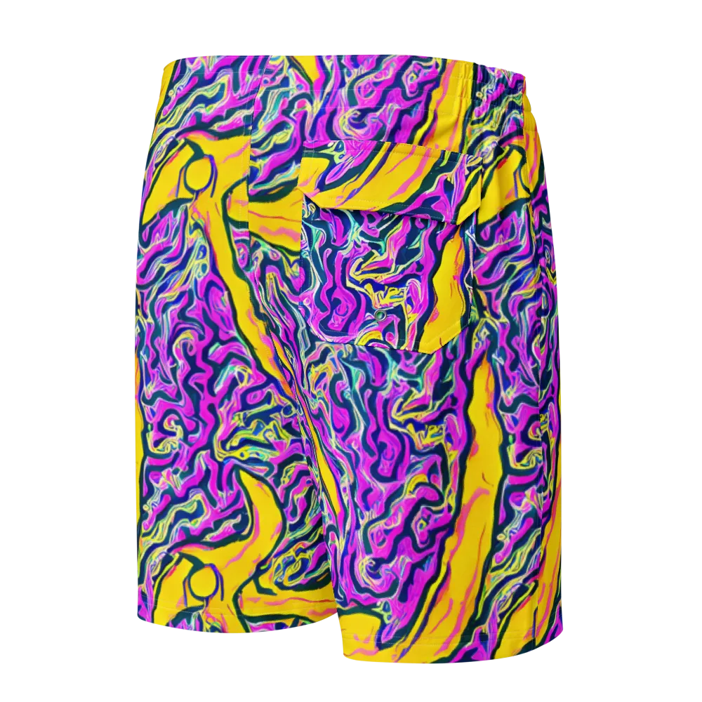 Zenith Waves on Men's Board Shorts — Back