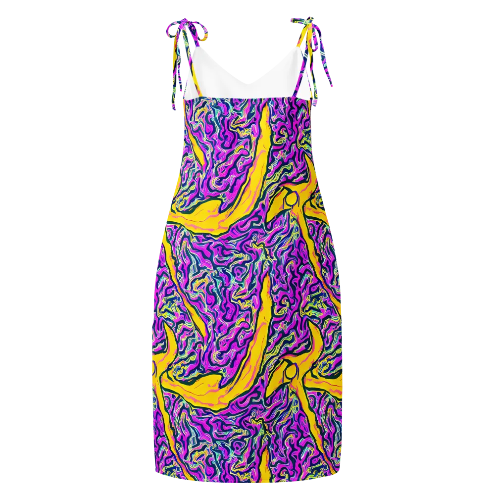 Zenith Waves on Slip Dress — Back