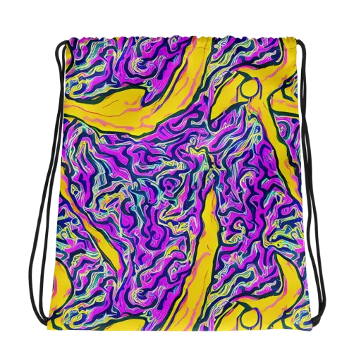Zenith Waves on a Drawstring Bag