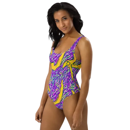Zenith Waves on a One-Piece Swimsuit