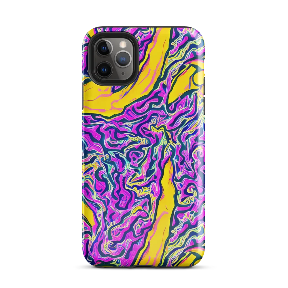 Zenith Waves on Tough Case for iPhone® — Front