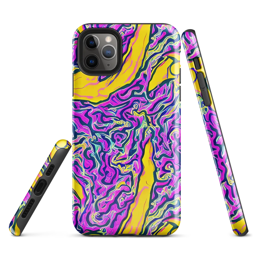 Zenith Waves on Tough Case for iPhone® — Front
