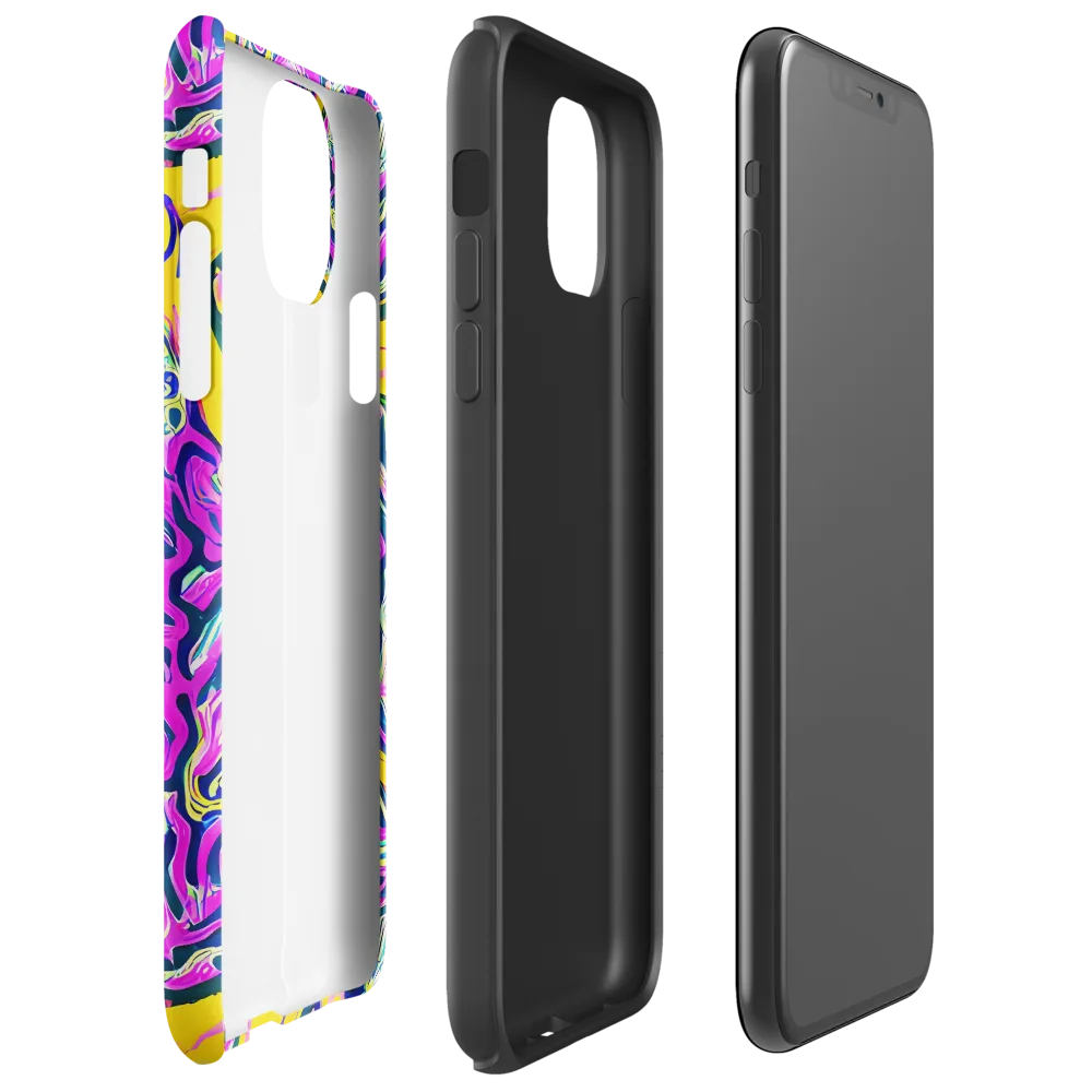 Zenith Waves on Tough Case for iPhone® — Right