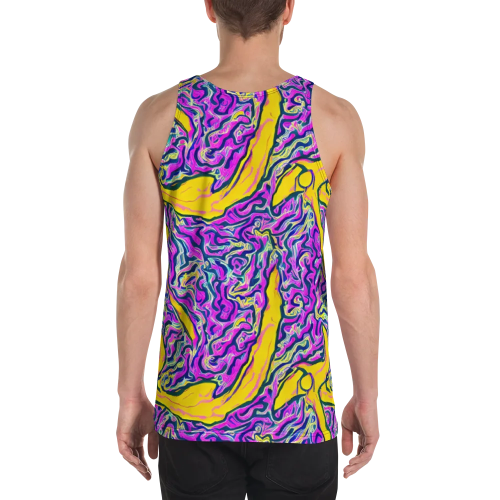 Zenith Waves on Men's Tank Top — Back