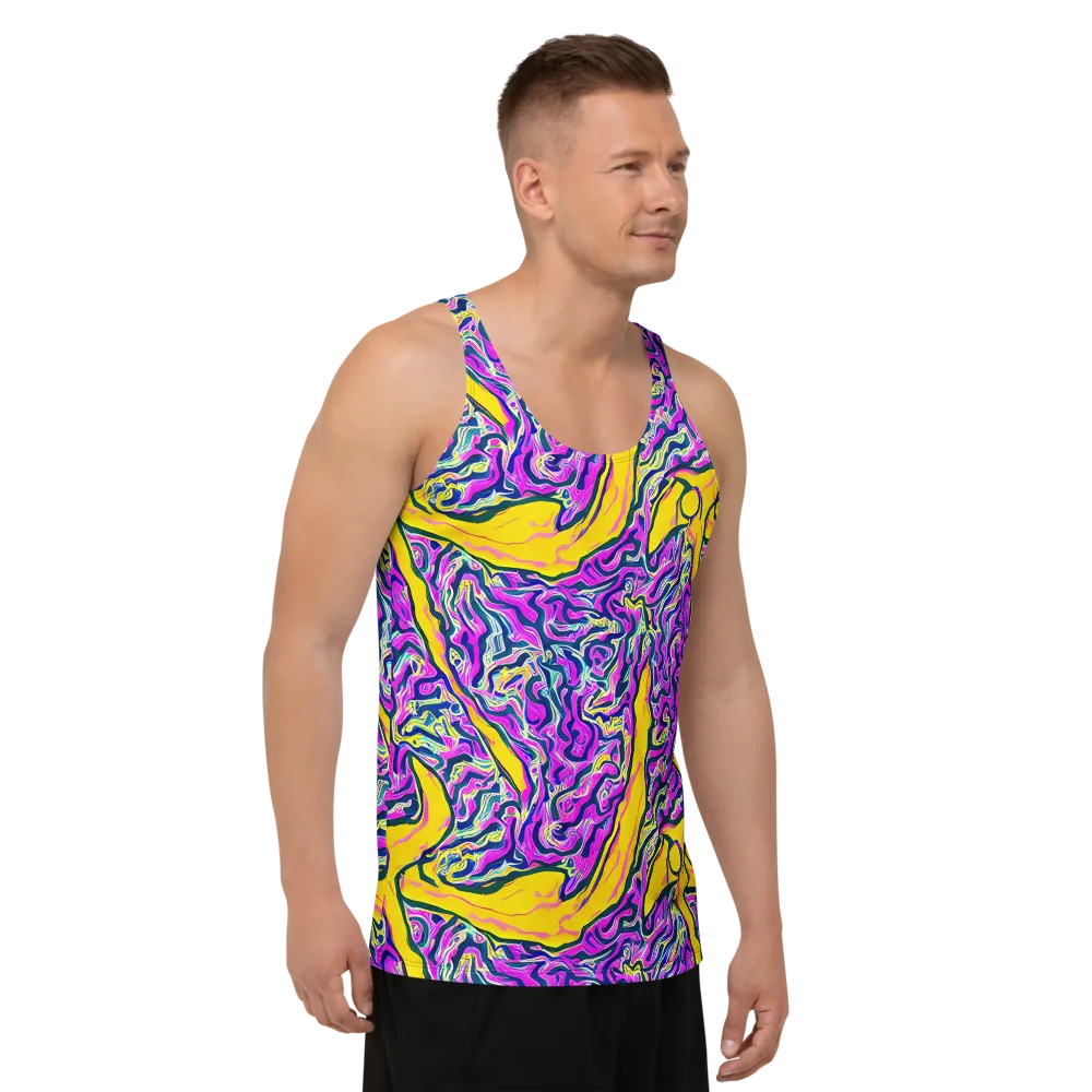 Zenith Waves on Men's Tank Top — Right Front