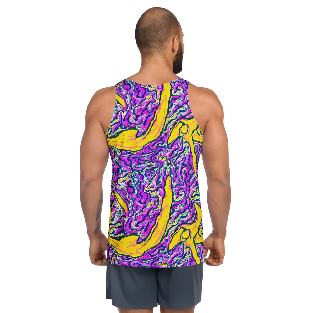 Zenith Waves on Men's Tank Top — Back