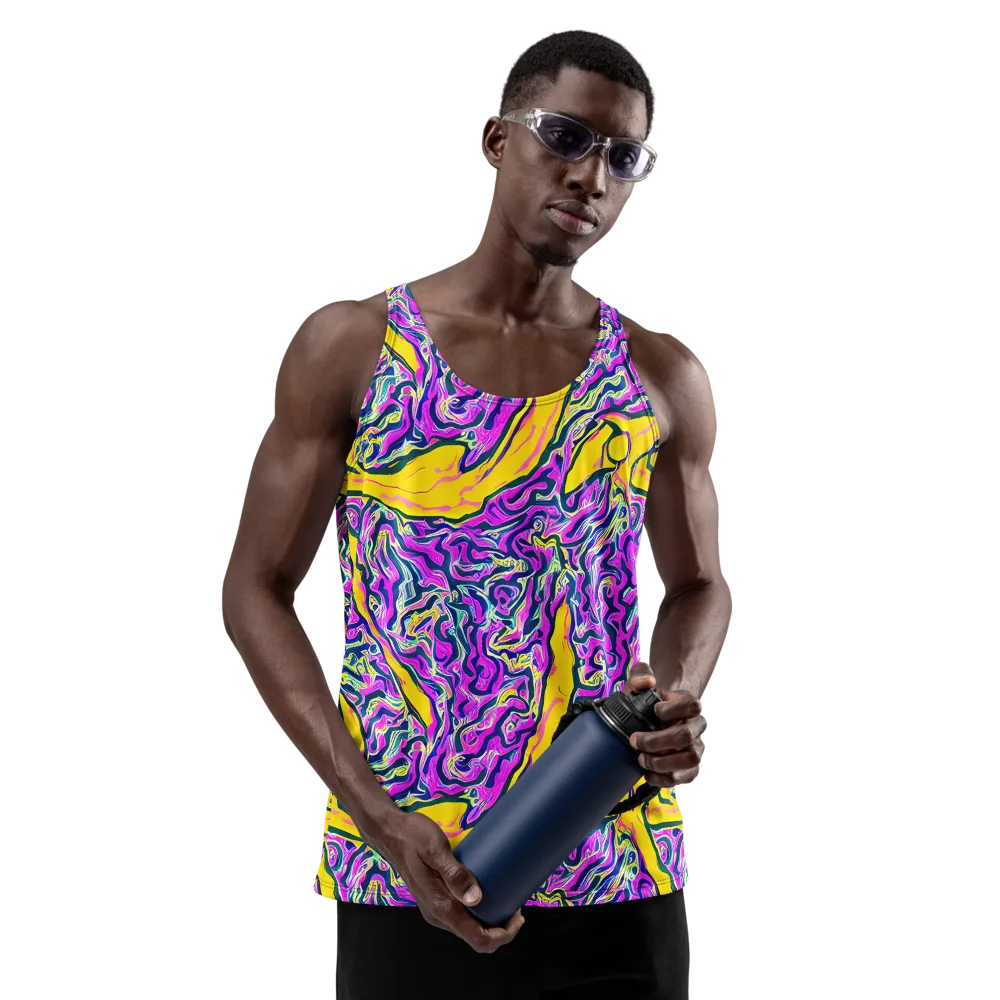 Zenith Waves on Men's Tank Top — Front