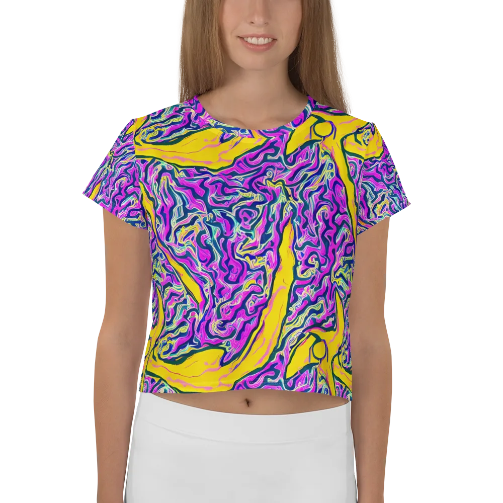 Zenith Waves on Crop Tee — Front