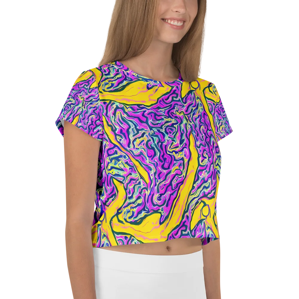 Zenith Waves on Crop Tee — Right