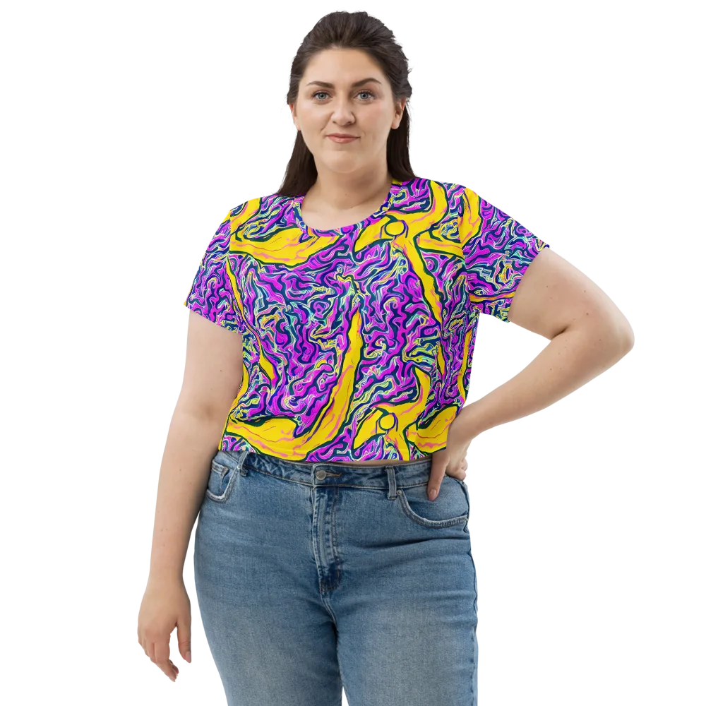 Zenith Waves on Crop Tee — Front
