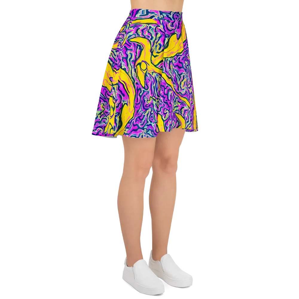 Zenith Waves on Skater Skirt — Right