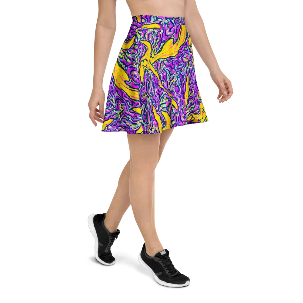 Zenith Waves on Skater Skirt — Right