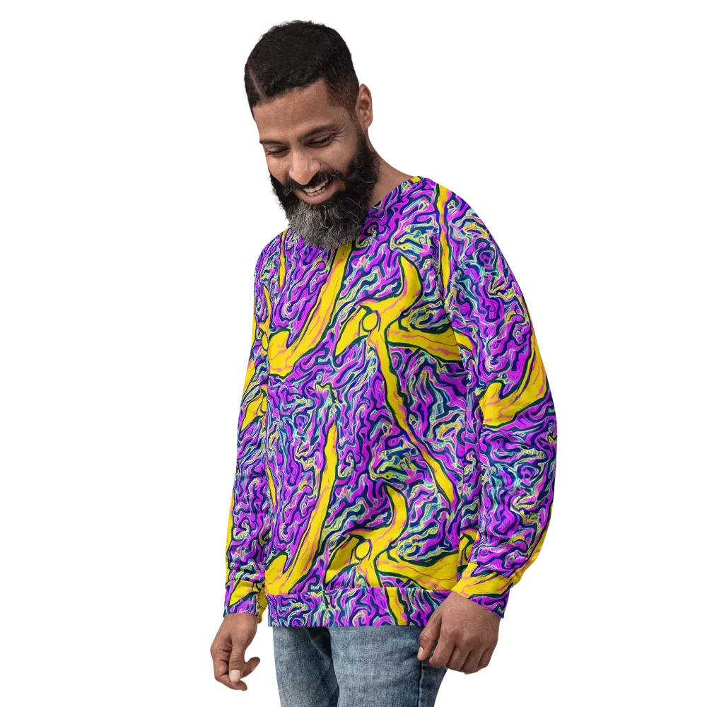 Zenith Waves on Sweatshirt — Left Front